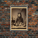 Spooky Room Decor, Gothic Wall Decor, Horror Art, Dark Fantasy, Occult Art, Canvas Print, Wall Art, Vertical Print, Home Decor, Wall Decor