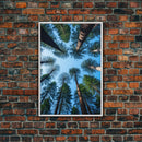 Trees Art Print, Forest Wall Art, Nature Print, Canvas Print, Wall Art, Vertical Art, First Home Gift, Kitchen Wall Decor, Prints Wall Art