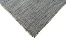 Hand Woven Gray Premium Wool Area Rug - Modern Contemporary Design