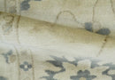 Beige and Gray Hand Knotted Traditional Persian Oushak Wool Hallway Runner Rug 2x4 by The Rug Decor