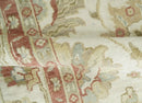 Hand Knotted Traditional Oushak Wool Area Rug 2x4 - Ivory Olive Rust Persian Style by The Rug Decor