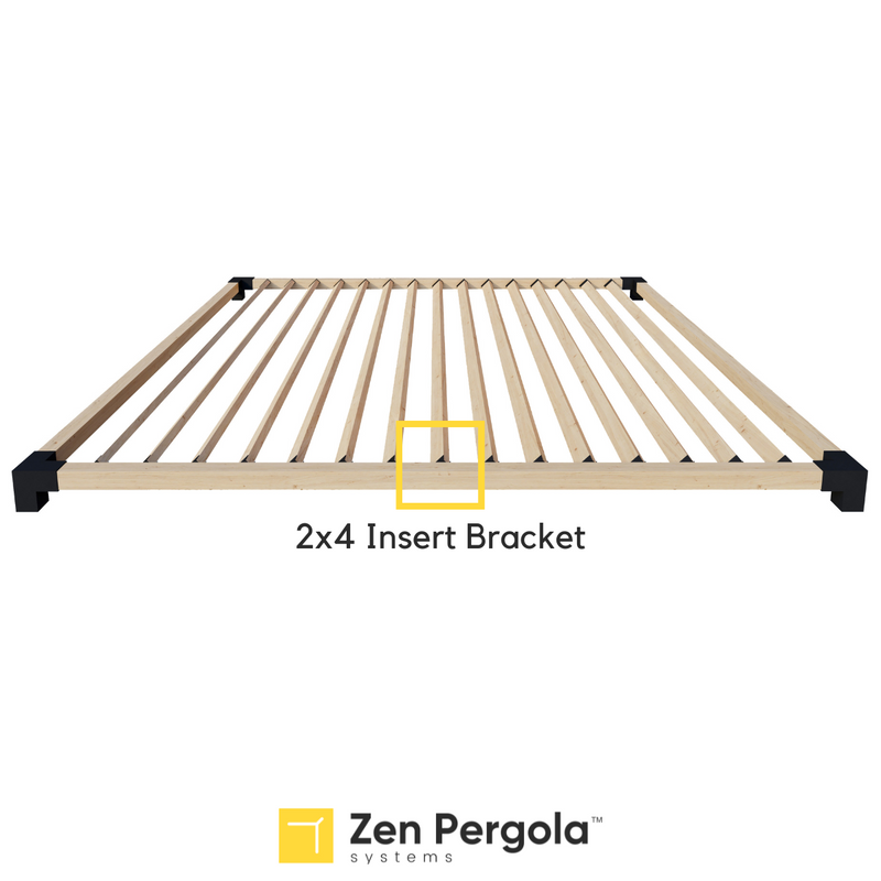 Pergola Insert Bracket (for 2x4 Wood Slats), photo 3 of 8