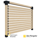 Pergola Insert Bracket (for 2x6 Wood Slats)