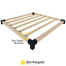 Pergola Insert Bracket (for 2x6 Wood Slats)