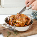 3-in-1 Roasting Pan with Handles by 360 Cookware