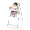 3-In-1 Convertible Highchair with Adjustable Height and 5-Point Safety Belt and Lockable Wheels by LJGDeals
