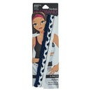 3 Pack Pom Braid Navy/White | Nylon Headband Hair Accessory