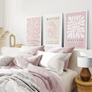 3 Piece Blush Pink Matisse Wall Art Set by Wall Art Set