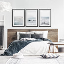 Navy Blue Surfing Wall Art. Set of 3 Prints by Wall Art Set