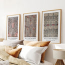 William Morris Floral Museum Exhibition Painting by Wall Art Set
