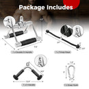 3-Piece Cable Machine Attachment Set for Home Gym by LJGDeals