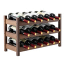 3-Tier Bamboo Freestanding Countertop Wine Bottle Organizer by LJGDeals