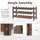 3-Tier Bamboo Freestanding Countertop Wine Bottle Organizer by LJGDeals
