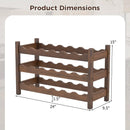 3-Tier Bamboo Freestanding Countertop Wine Bottle Organizer by LJGDeals
