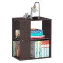 2-Tier Side End Table with Storage Shelves by LJGDeals
