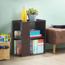 2-Tier Side End Table with Storage Shelves by LJGDeals