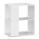 2-Tier Side End Table with Storage Shelves by LJGDeals