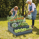 Heavy-Duty Metal Outdoor 3-Tier Raised Garden Bed Planter Box by LJGDeals