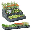 Heavy-Duty Metal Outdoor 3-Tier Raised Garden Bed Planter Box by LJGDeals