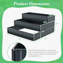Heavy-Duty Metal Outdoor 3-Tier Raised Garden Bed Planter Box by DirectDeals