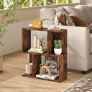 3-Tier Bookshelf with Display Shelf for Small Space by LJGDeals