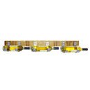 Whiskey & Wine Barrel Stave Wall Rack — 3-Bottle Display