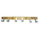 Whiskey & Wine Barrel Stave Wall Rack — 3-Bottle Display