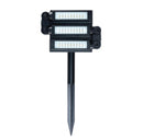 3 Color Temperature 180° Solar Powered Flood Light Outdoor 230 Lumen - Waterproof Bright LED Spotlight