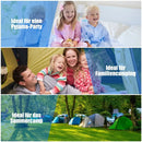 2 Person Waterproof Sleeping Bag with 2 Pillows-Black by LJGDeals
