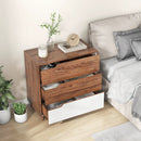 Rustic Farmhouse Wooden Storage Dresser for Bedroom Living Room-Brown by LJGDeals