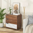 Rustic Farmhouse Wooden Storage Dresser for Bedroom Living Room-Brown by LJGDeals