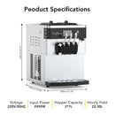 3 Flavor Soft Serve Commercial Ice Cream Maker Machine (97582146)