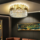 Bourbons Crystal Round Ceiling Light
