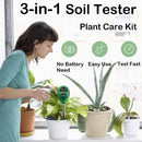 3-in-1 Soil Moisture Meter Probe Tester pH/Light for Plants