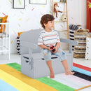 3-in-1 Kids Convertible Storage Bench Wood Activity Table and Chair Set by LJGDeals