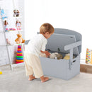 3-in-1 Kids Convertible Storage Bench Wood Activity Table and Chair Set by LJGDeals