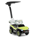 3-in-1 Licensed Volkswagen Ride on Push Car with 3-Position Adjustable Push Handle-Green by LJGDeals