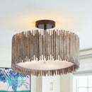 3-Light Farmhouse LED Ceiling Lighting