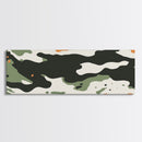 Camoflage, Camo Pattern Wall Art, Framed Canvas Print, Farmhouse Abstract Wall Art, Extra Wide Oversized Wall Art, Cammy Home Decor
