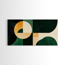 Geometric Abstract Mid Century Modern Wall Art Framed Canvas Print, Modern Wall Art, Abstract Wall Art, Large Abstract Art