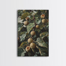 Fig Painting Print - Framed Canvas - Fig Oil Painting, Fig Painting, Kitchen Decor, Rustic Farmhouse, Minimalist Home Decor