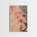 Skaura Tree Canvas Wall Art, Sakura Cherry Blossoms Canvas Print Ready To Hang, Japanese Style Art, Cherry Blossom Painting
