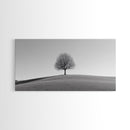 Loneliness - Framed Canvas Print Ready To Hang Wall Art - Thought Provoking Art - Moody Wall Art - Moody Painting - Black and White Dead Tree Art