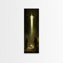 Nativity Painting Print, Wall Art, Christian Wall Decor, Tall and Skinny Wall Art, Narrow Art For Tight Space, Nativity Painting, Nativity Art
