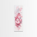 Elegant Perfume Bottles Framed Canvas Print Pink Abstract Art Wabi Sabi Decor Light Pink Bedroom Artwork Feminine Minimalist Wall Art