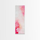 Rose Painting Framed Canvas Print Romantic Pink Art Light Abstract Wall Art Above Couch Art Gift Idea Living Room Wabi Sabi Decor