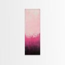 Gradient Pink Ombre Framed Canvas Print Light Pink Abstract Wall Art Bedroom or Living Room Coastal Cowgirl Aesthetic