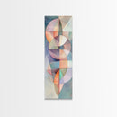 Geometric Abstract Framed Canvas Print Pastel Colorful Wall Art Matisse Inspired Decor Living Room Art Modern Home Accent