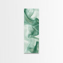 Abstract Green Canvas Print, Botanical Wall Art, Whimsical Minimalist Sage Artwork, Moody Decor for Bedroom or Guest Room, Gift Idea