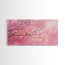 Light Pink Cherry Blossom Canvas Print | Cherry Blossom Painting | Sakura Wall Art | Nature Inspired Art | Bedroom Above Bed Decor
